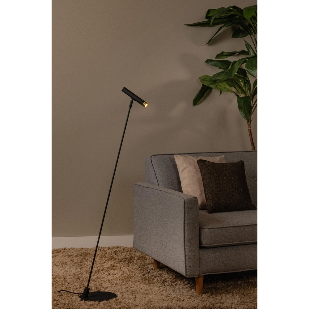 Vloerlamp Alec design zwart Lucide 5411212031976