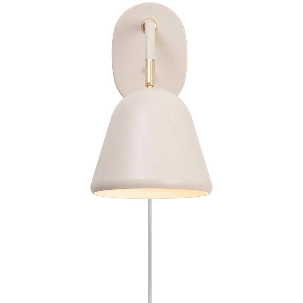 Zand bruine wandlamp Fleur design Nordlux 5704924005282