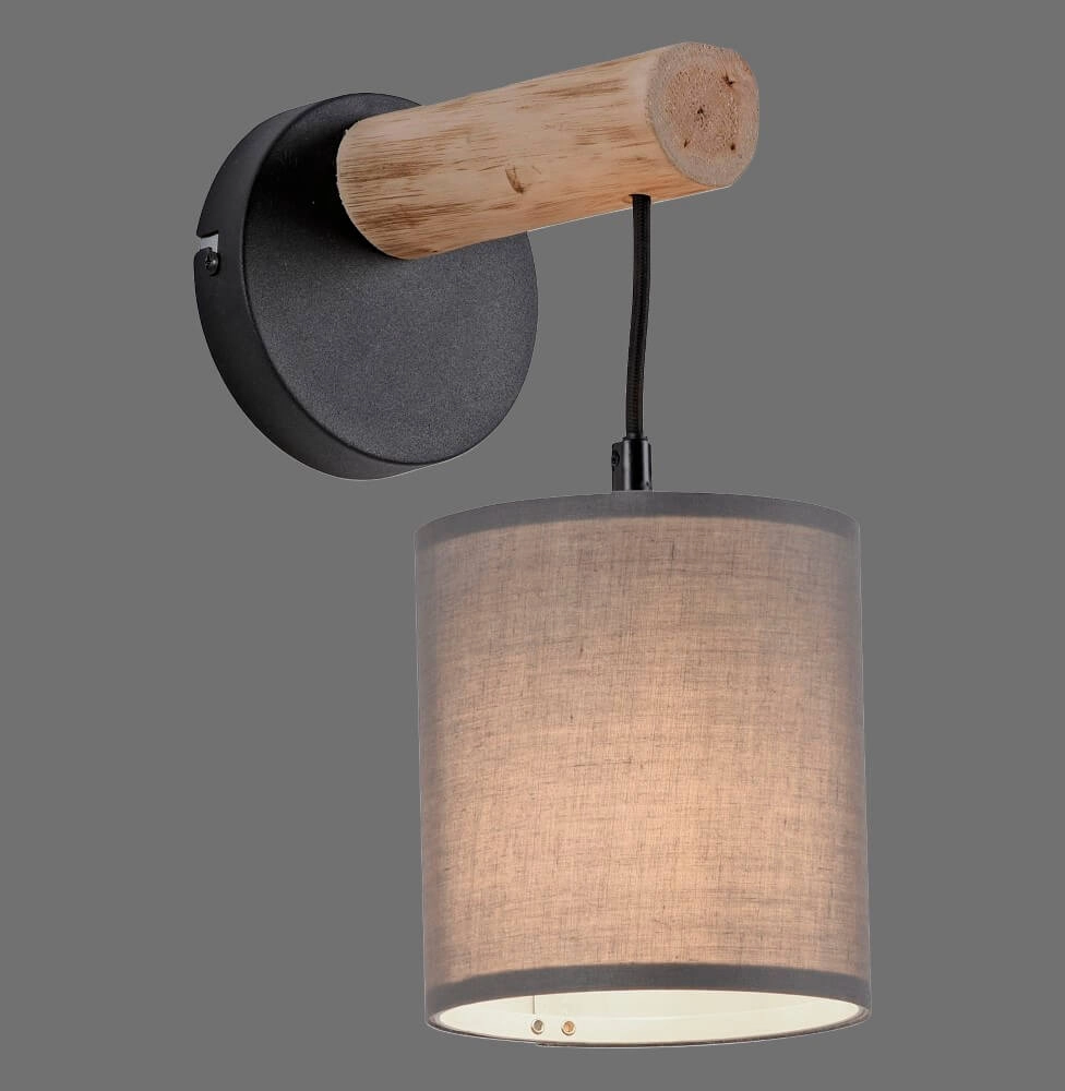 Landelijke wandlamp Green Tribu taupe Just Light 4043689995157
