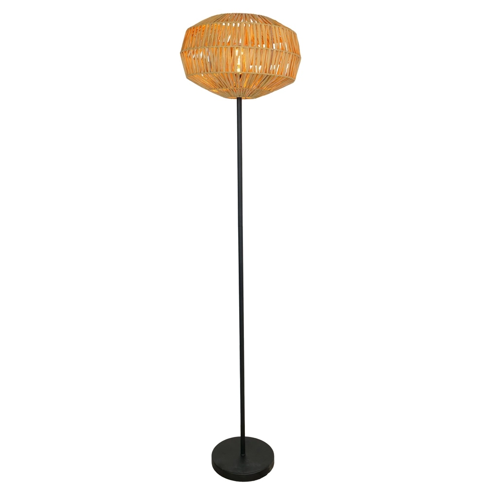 Rotan vloerlamp Sheldon Ø 38cm Rotan vloerlamp Sheldon Ø 38cm