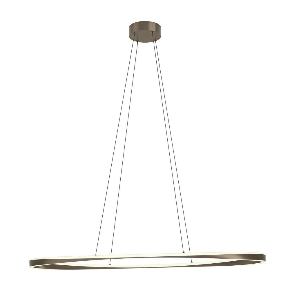 Design hanglamp Camerota donker brons ovaal