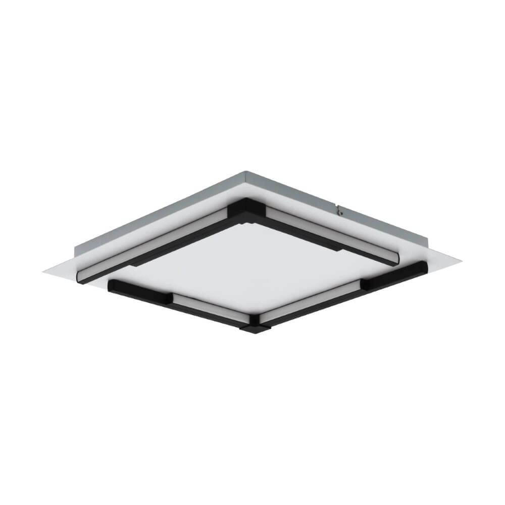 Witte led plafondlamp Zampote 38 bij 38cm Witte led plafondlamp Zampote 38 bij 38cm