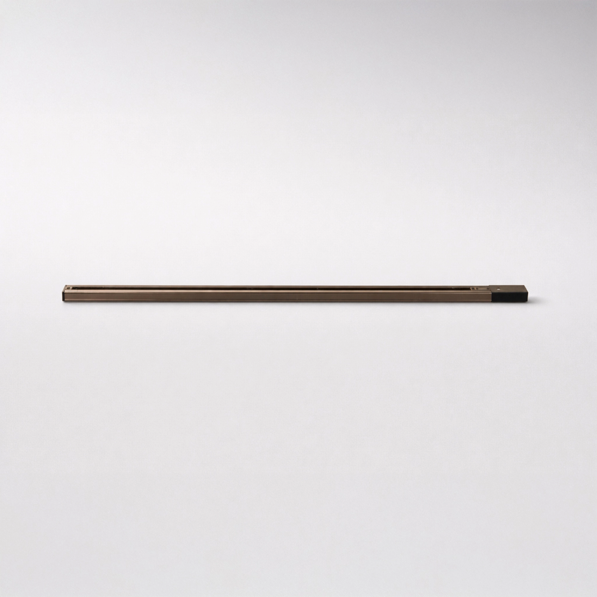 1 meter rail met voeding TraQ brons