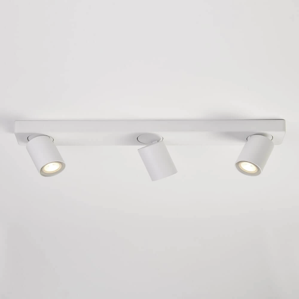 Plafondlamp Moon 3 rechthoekig wit Lyora