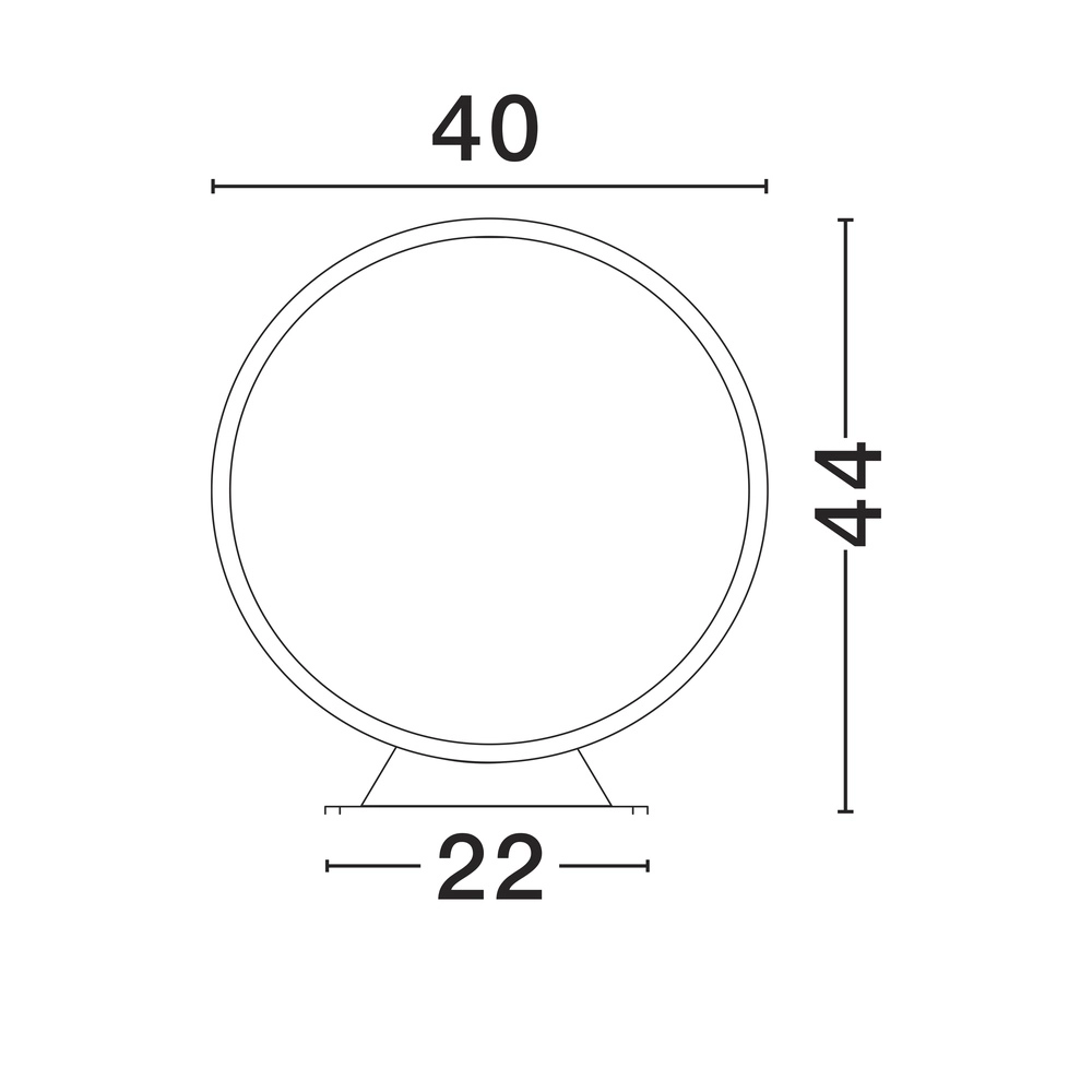 Unique ring light Metro Ø 40cm Lyora 5212017450821