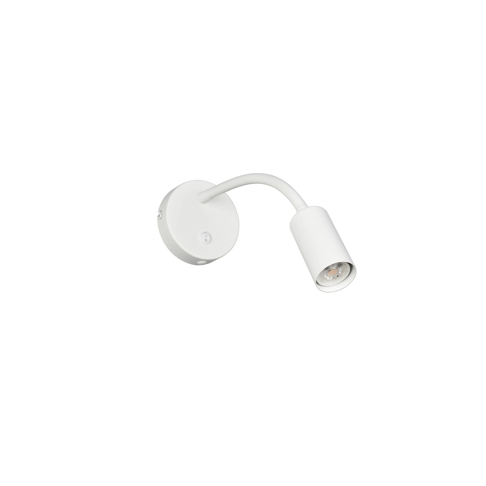 Wandlampje Taryn wit met schakelaar Trio 4017807685688