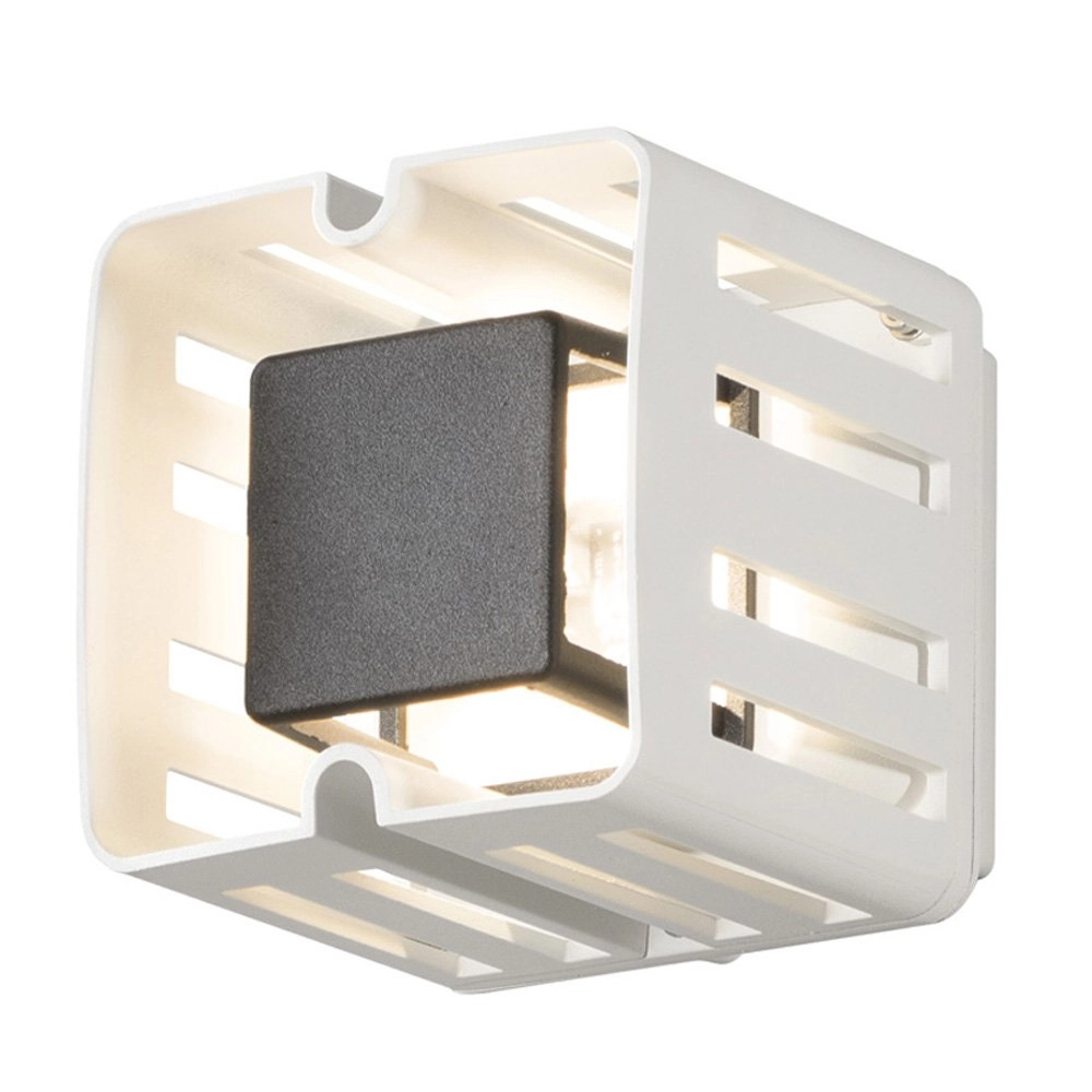 Ultra design buitenlamp Pescara Square 11cm wit Ultra design buitenlamp Pescara Square 11cm wit
