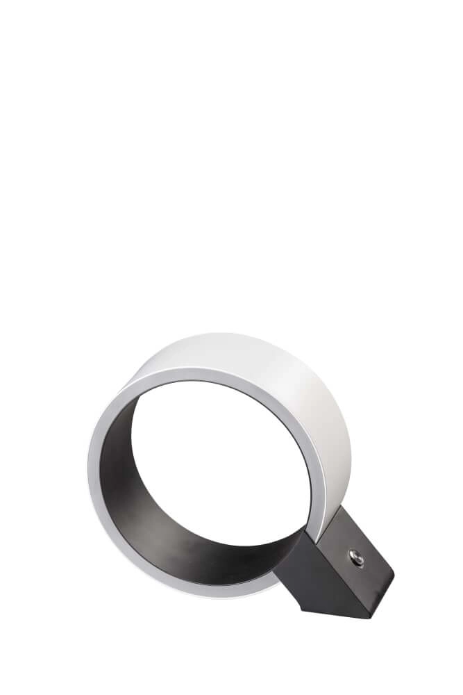 Dimbare tafellamp The Q 20cm zwart met wit