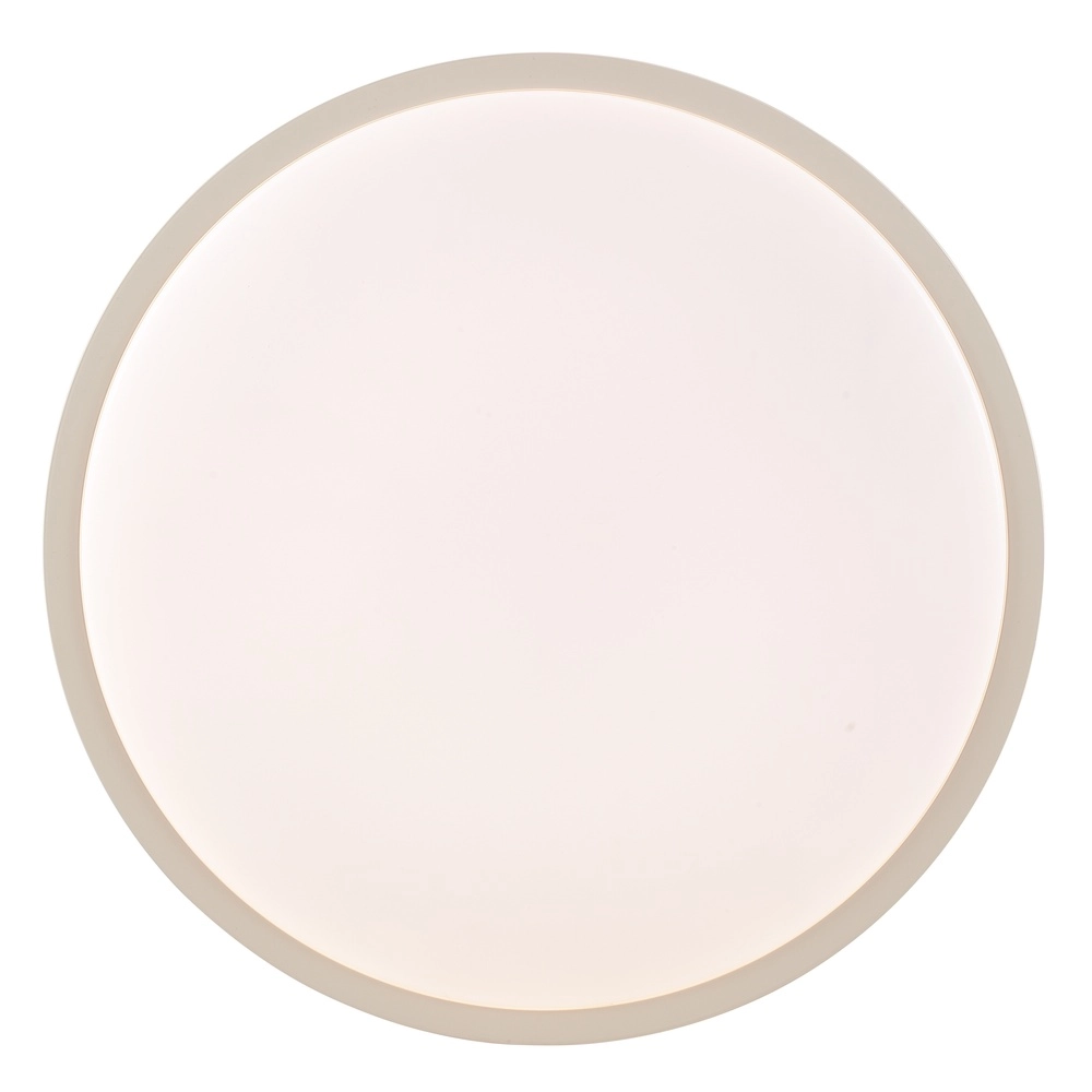 Plafonniere Solistra zand bruin met wit Ø 34,5cm Brilliant 4004353477614