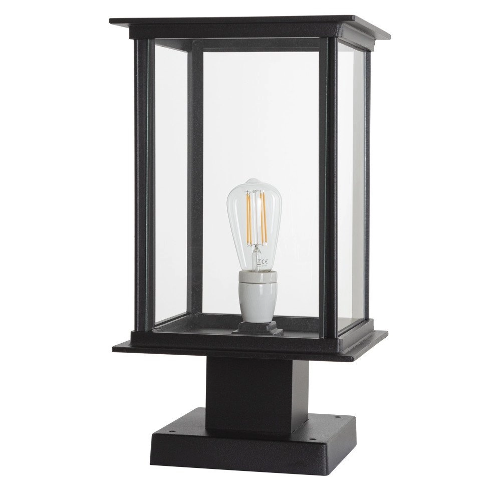 Moderne sokkellamp Capital zwart