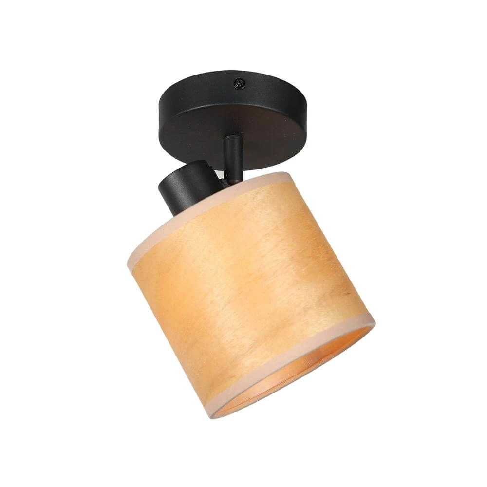 Wandlamp Bambus zwart met bamboe enkel Steinhauer 8712746171402