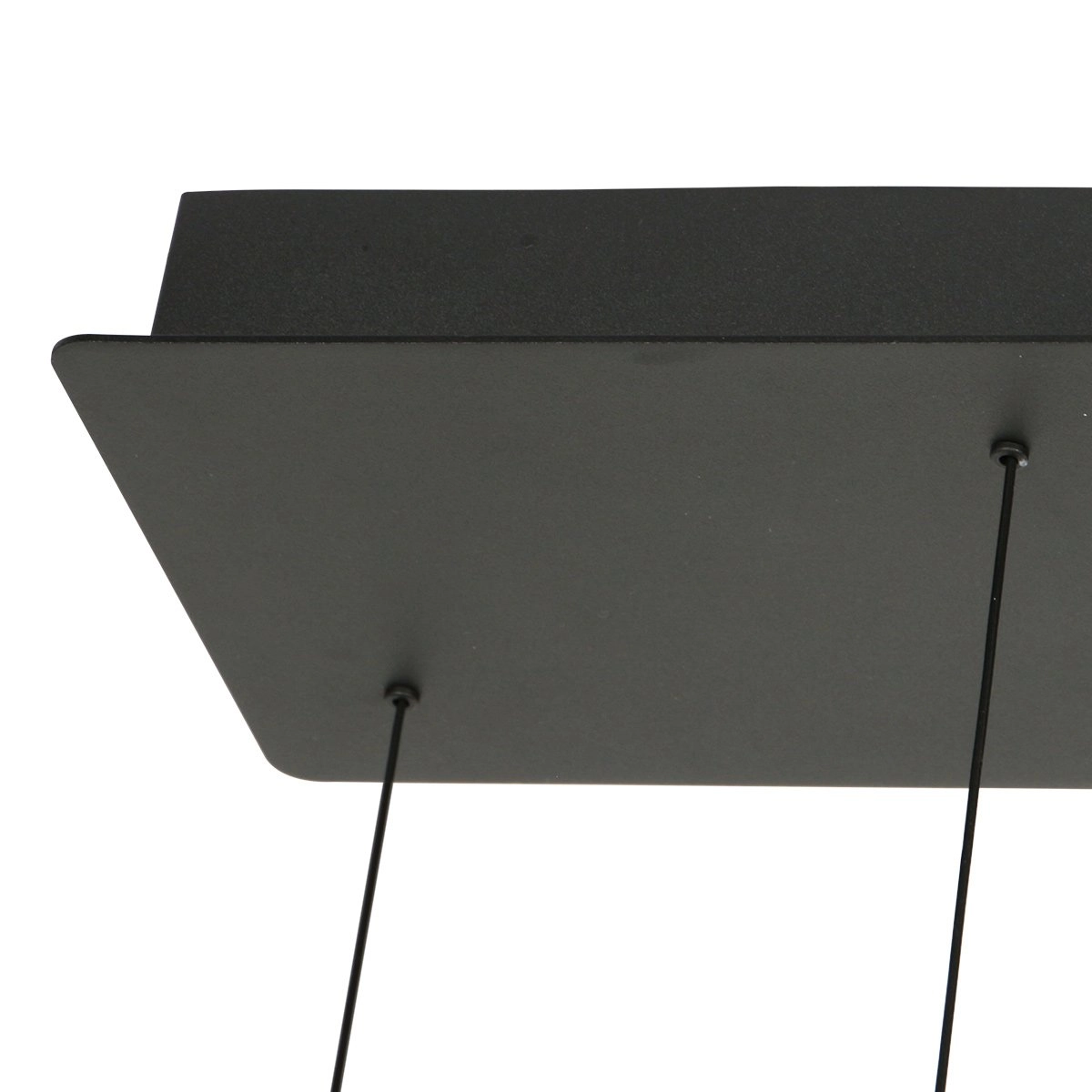 Eettafel hanglamp 115cm Belluno 8-lichts led - zwart Steinhauer 8712746184020