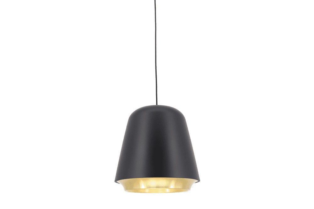 Design hanglamp Santiago Ø 35cm zwart met goud