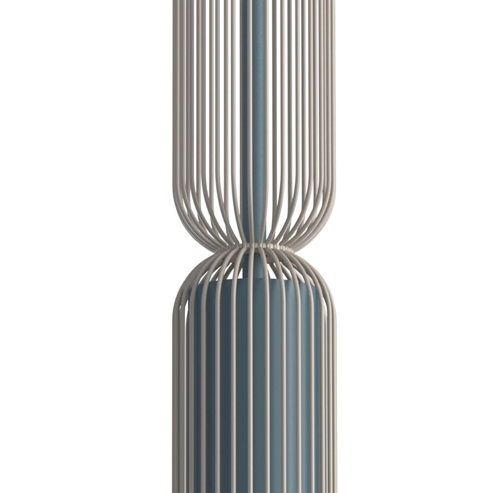 Hanglamp Singles 40,5cm umbra grijs en zand bruin Lyora 5903139122009