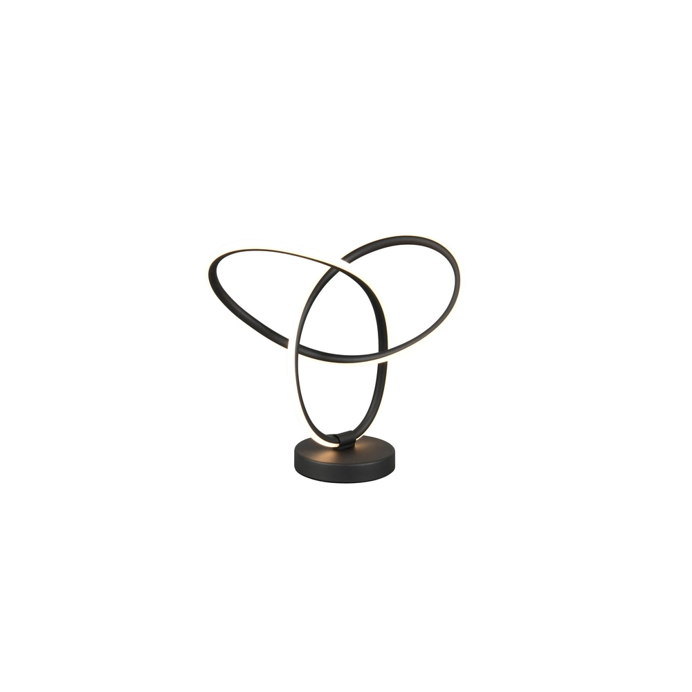 Tafellamp Lando design zwart Trio 4017807656527
