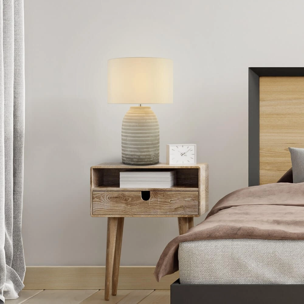 Schemerlamp Tablu crème Searchlight 5053423248578