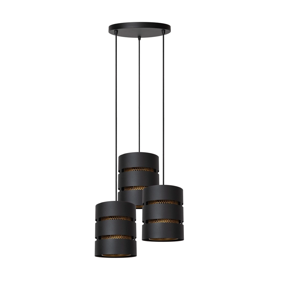 Hanglamp Rosas Ø 43cm zwart met goud