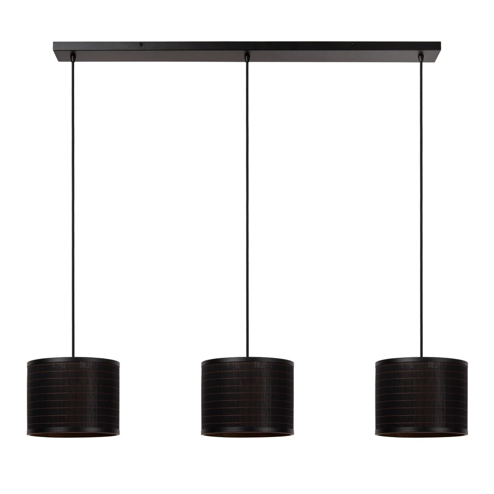 Hanglamp Tagalog 3-lichts zwart