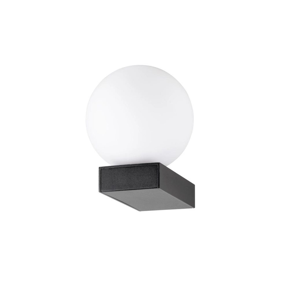 Wandlamp Sun zwart met witte bol SLV 4024163305334
