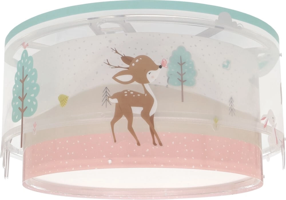 Kinderkamer plafondlamp Loving Deer roze Kinderkamer plafondlamp Loving Deer roze