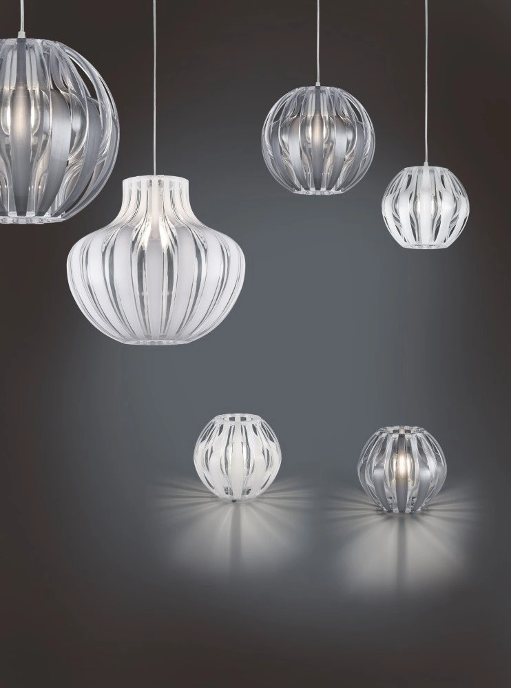 Hanglamp Pumpkin 30cm wit Trio 4017807346442