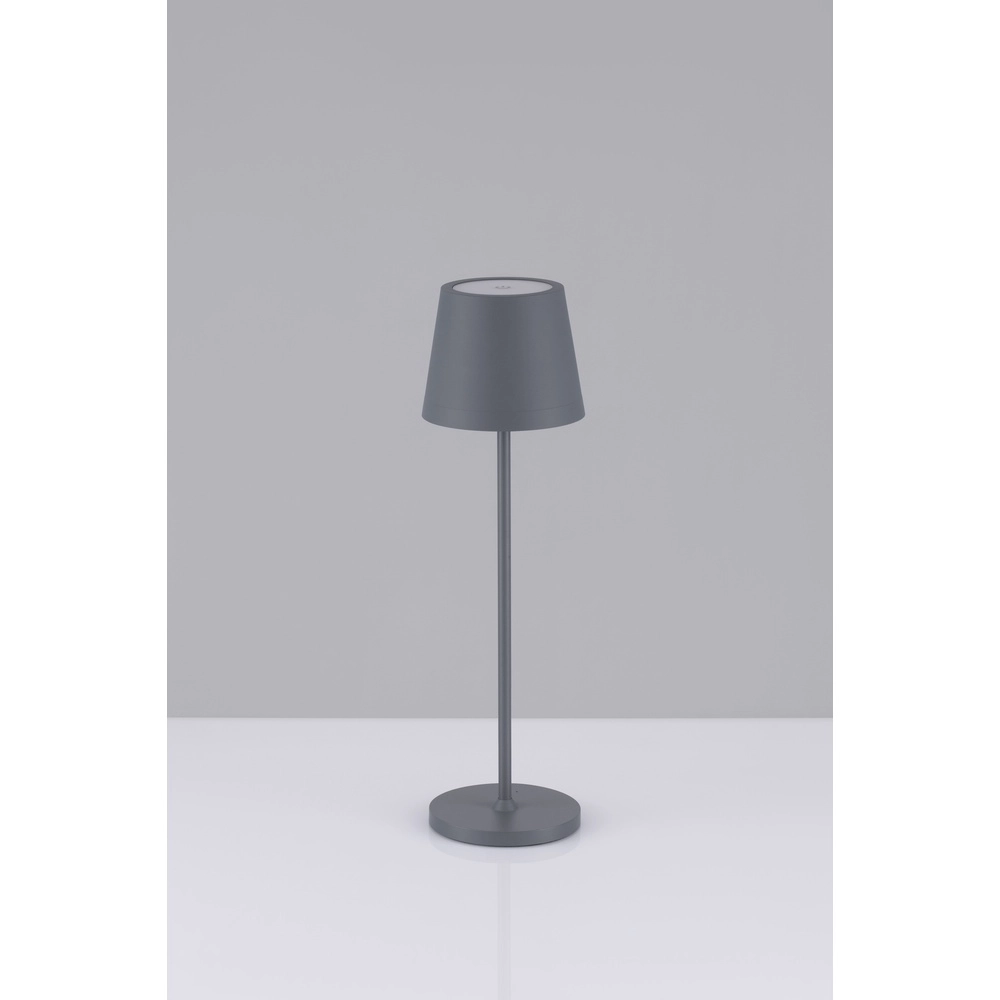 Rechargeable table lamp Seina grey Lyora 5212017444431
