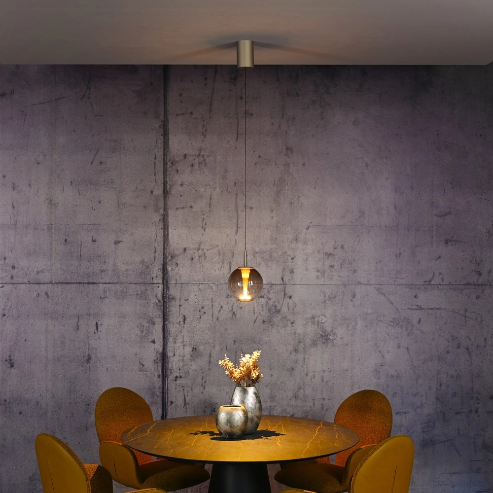 Led hanglamp Pure Infinity met amber glas - Ø 18cm Paul Neuhaus 4012248399040