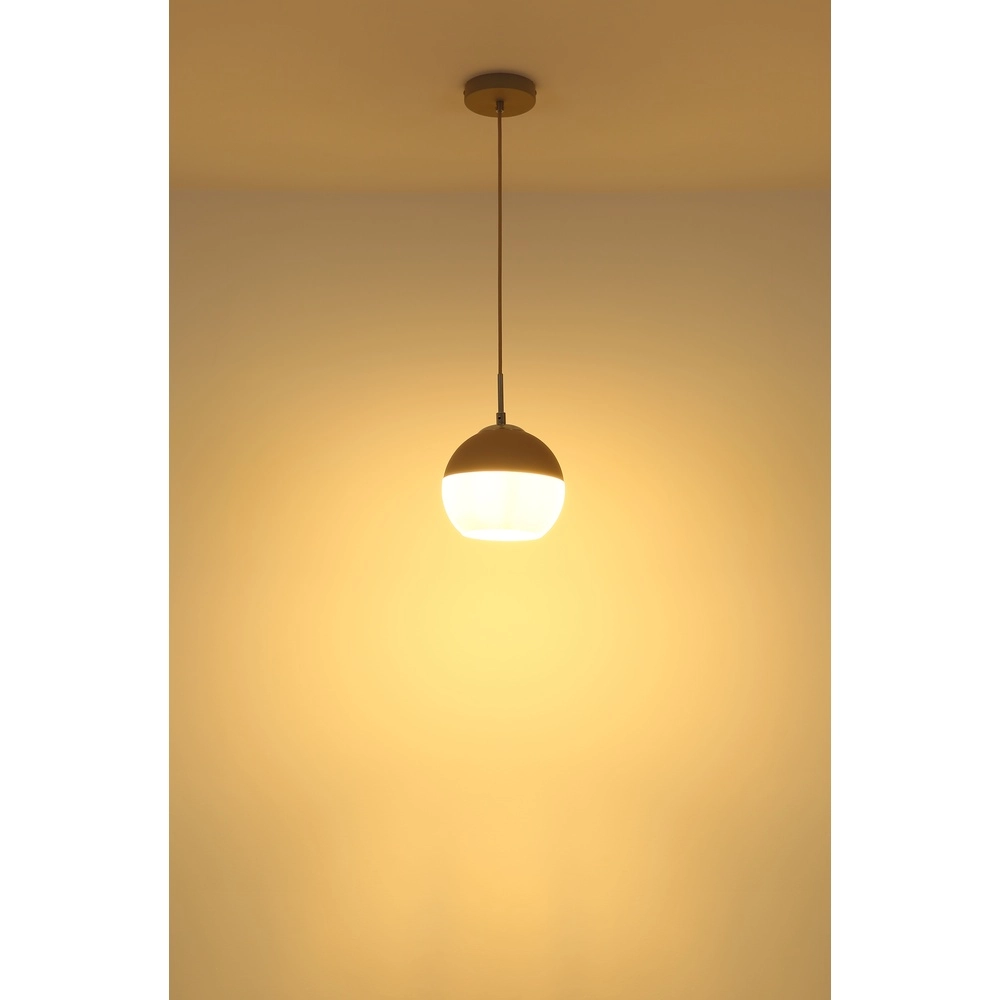 Hanglamp Ragusa zand bruin Ø 20cm Globo 9007371569786