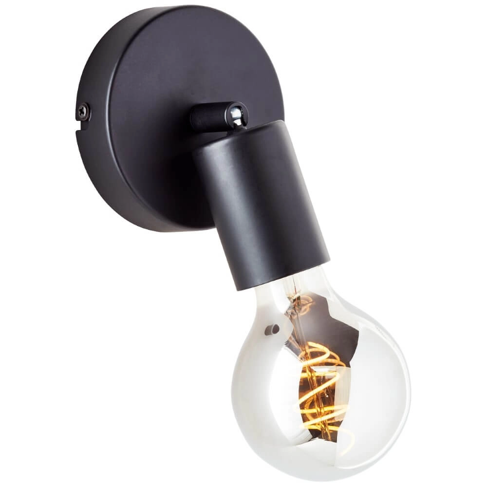 Zwarte wandlamp Tiffany Brilliant 4004353406423