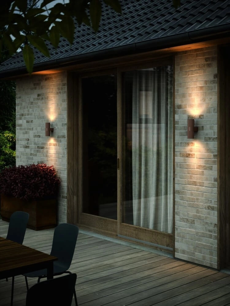 Design up - downlighter Kyklop Ripple roestbruin Nordlux 5704924015519