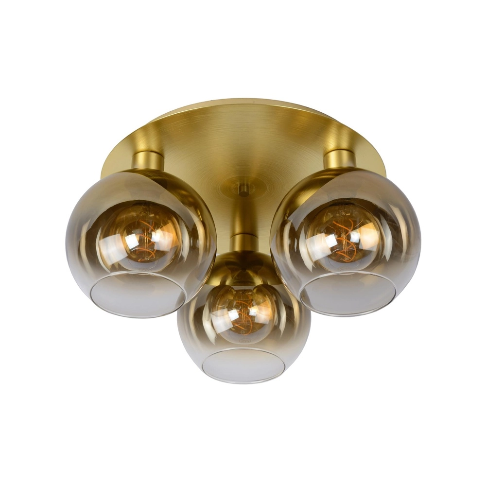 Plafondlamp Marius 3-lichts goud