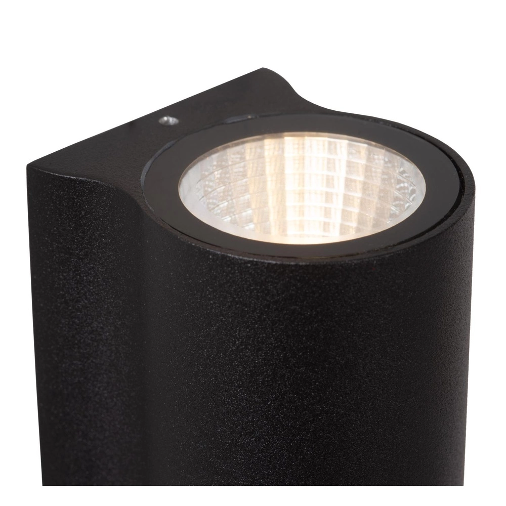 Design wandlamp Akra up en down zwart IP54 Lucide 5411212334046