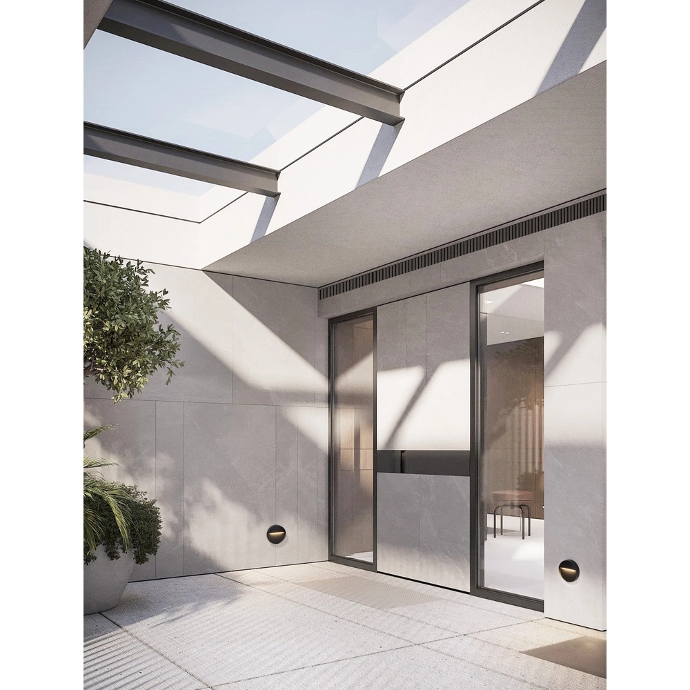 Ronde wandlamp Nectar design antraciet Lyora 5212017453846