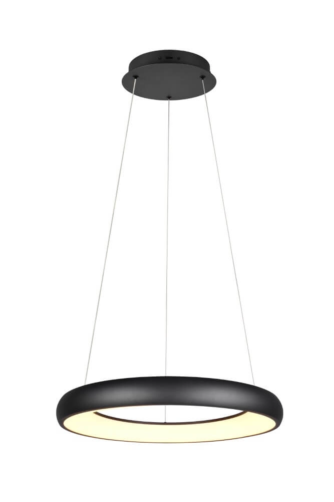 Led hanglamp Cardona zwart - Ø 60cm Trio 4017807613865