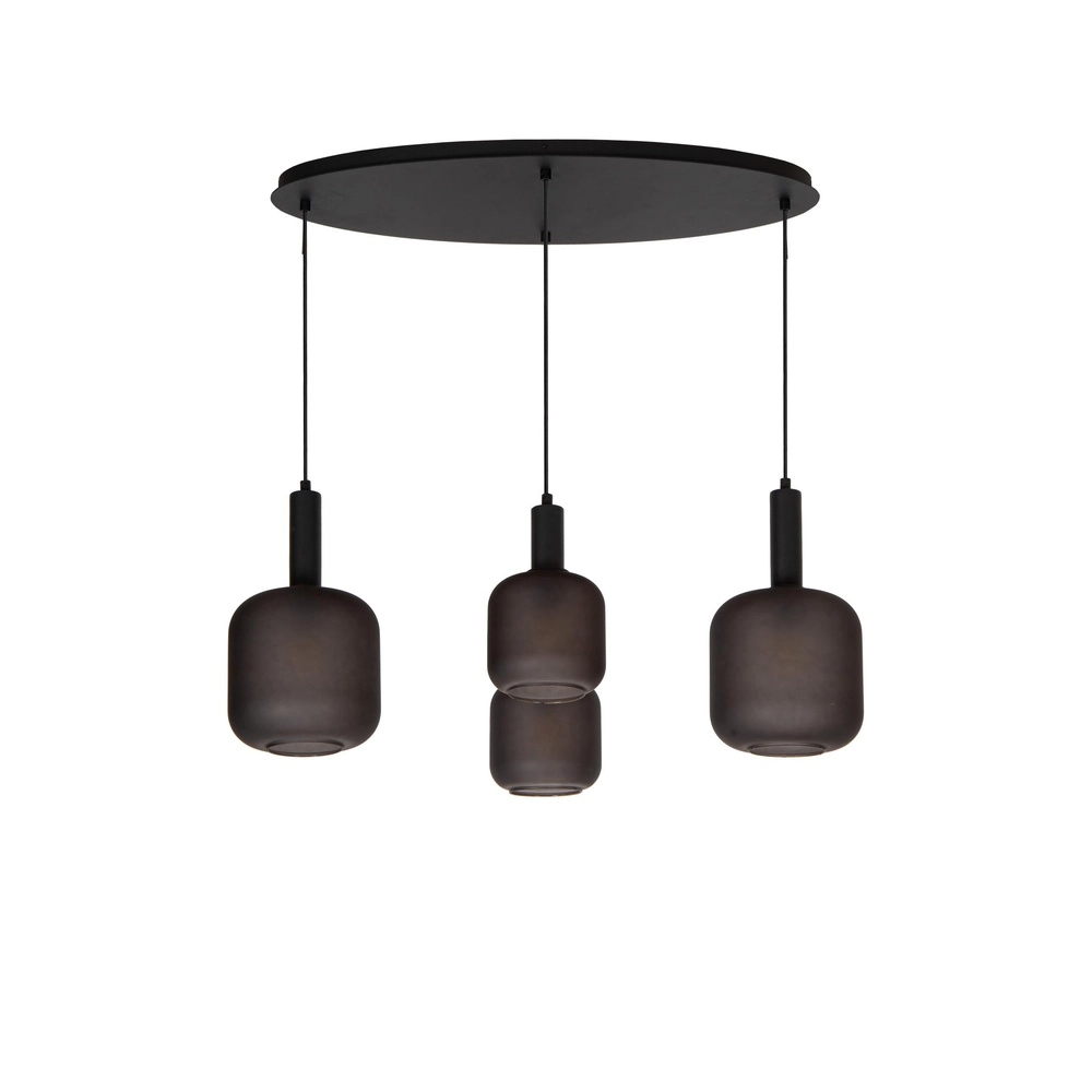 Zwarte hanglamp Eloise 4-lichts