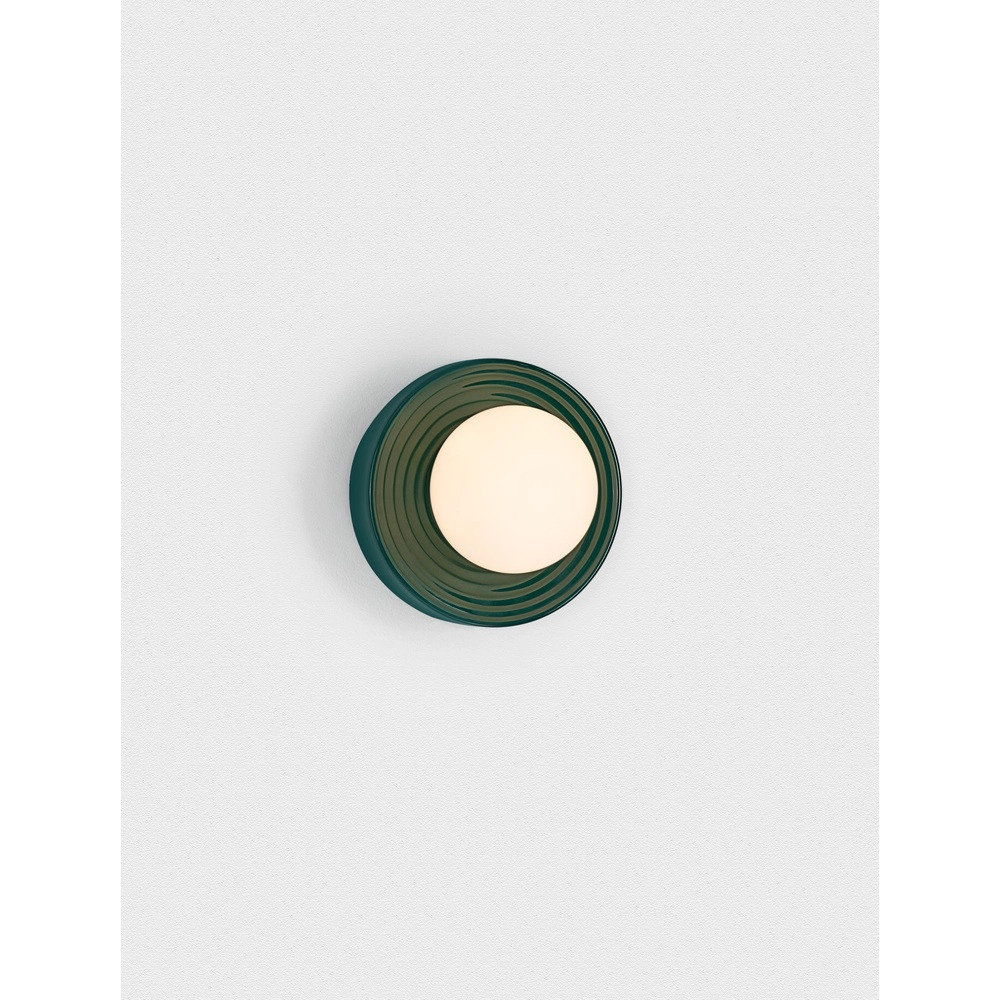 Wandlamp Orbique groen Ø 16cm Lyora 5212017483928