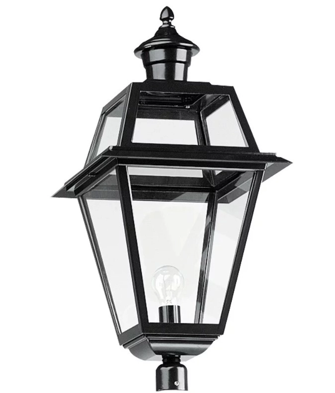 Nostalgische vierkante lantaarn lamp Maasdam K14 zwart Nostalgische vierkante lantaarn lamp Maasdam K14 zwart