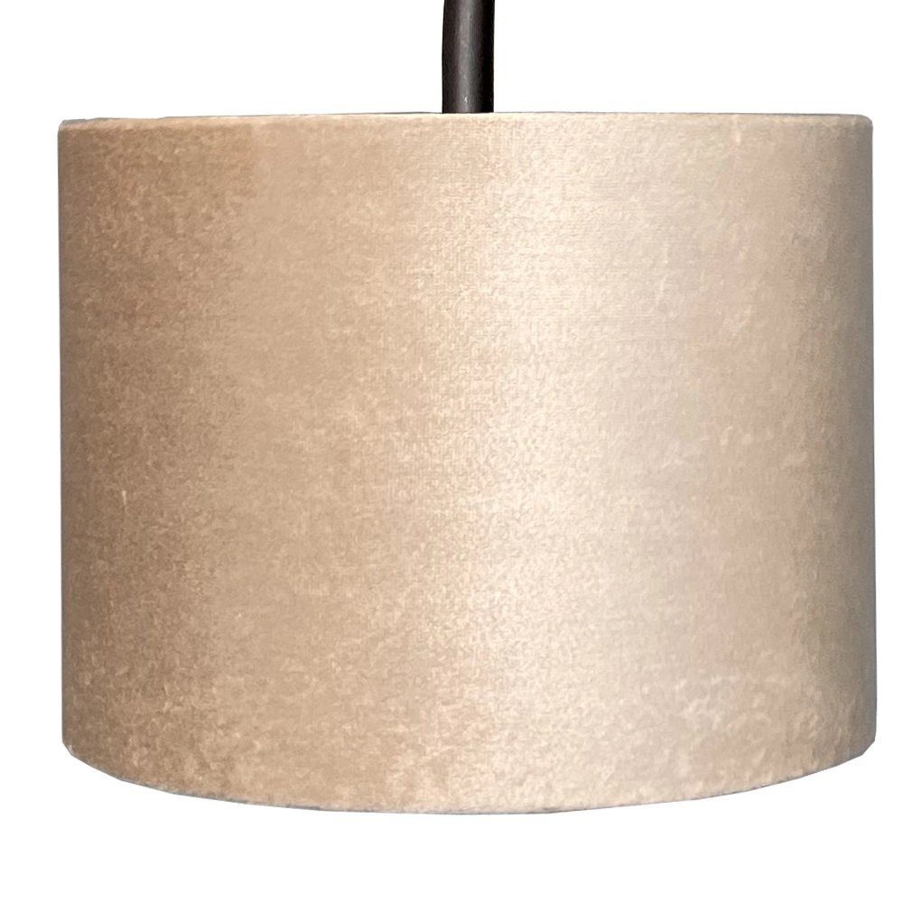 Zwarte wandlamp Venus met zandkleurige lampenkap Masterlight 8718121251196