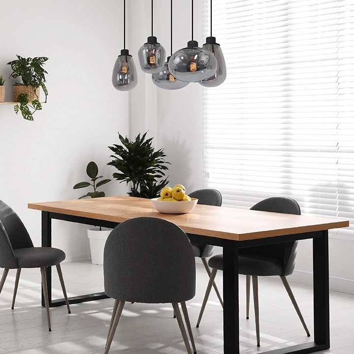 Smoke glazen hanglamp Reflexion Steinhauer 8712746135589