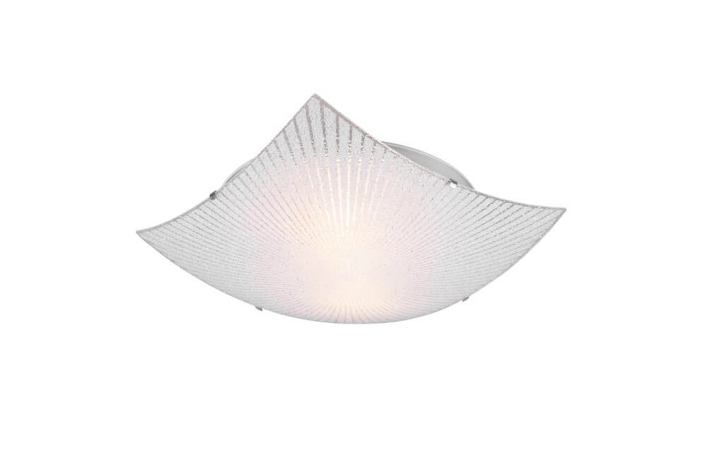 Glazen plafondlamp Elisa 40x40 cm