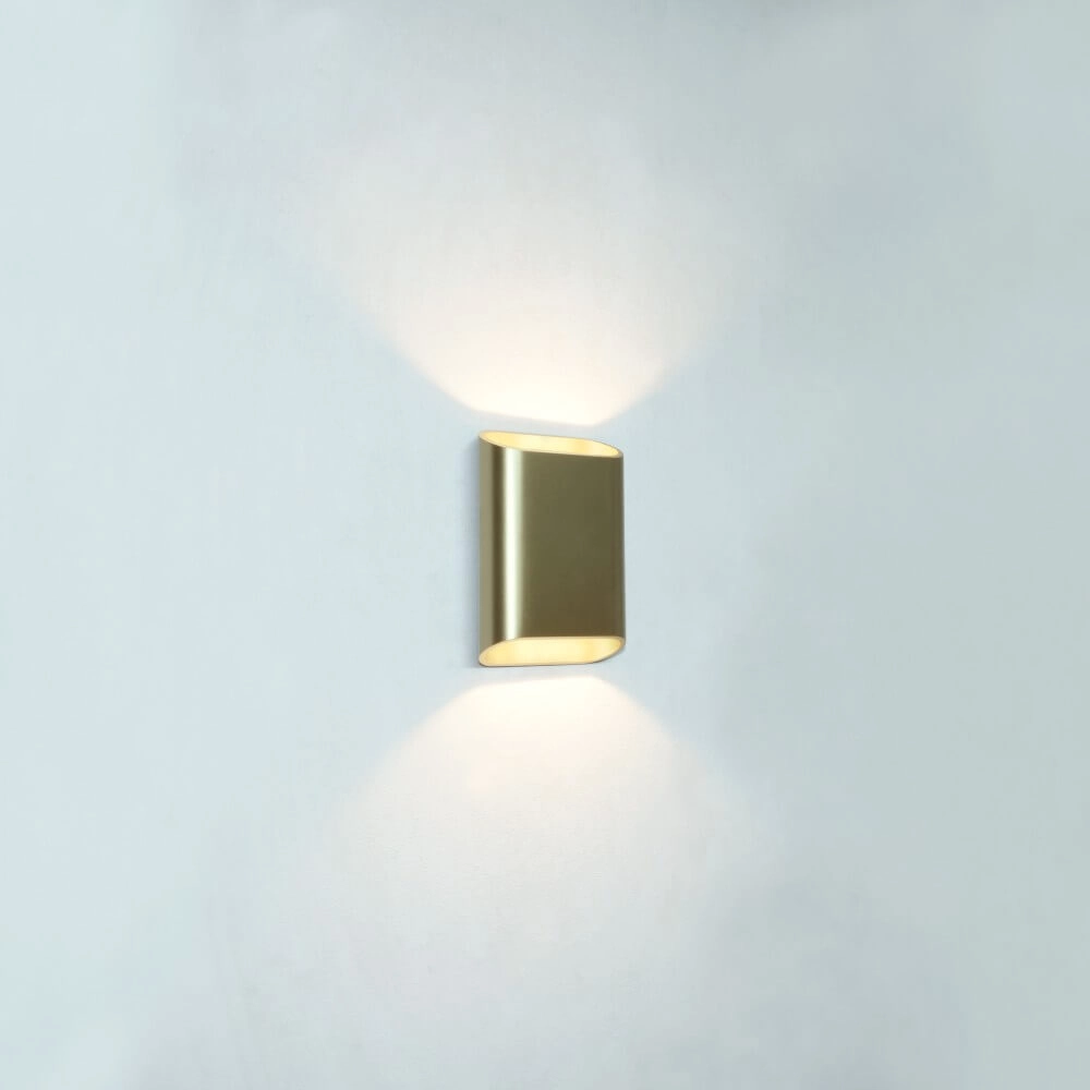 Wandlamp Diaz S Goud geborsteld Artdelight 8720701100244