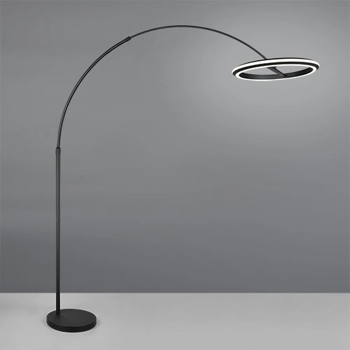 Vloerlamp Amador zwart Trio 4017807688160