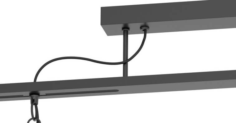 Hanglamp Brickfield met twee smoke glazen Eglo 9002759433956