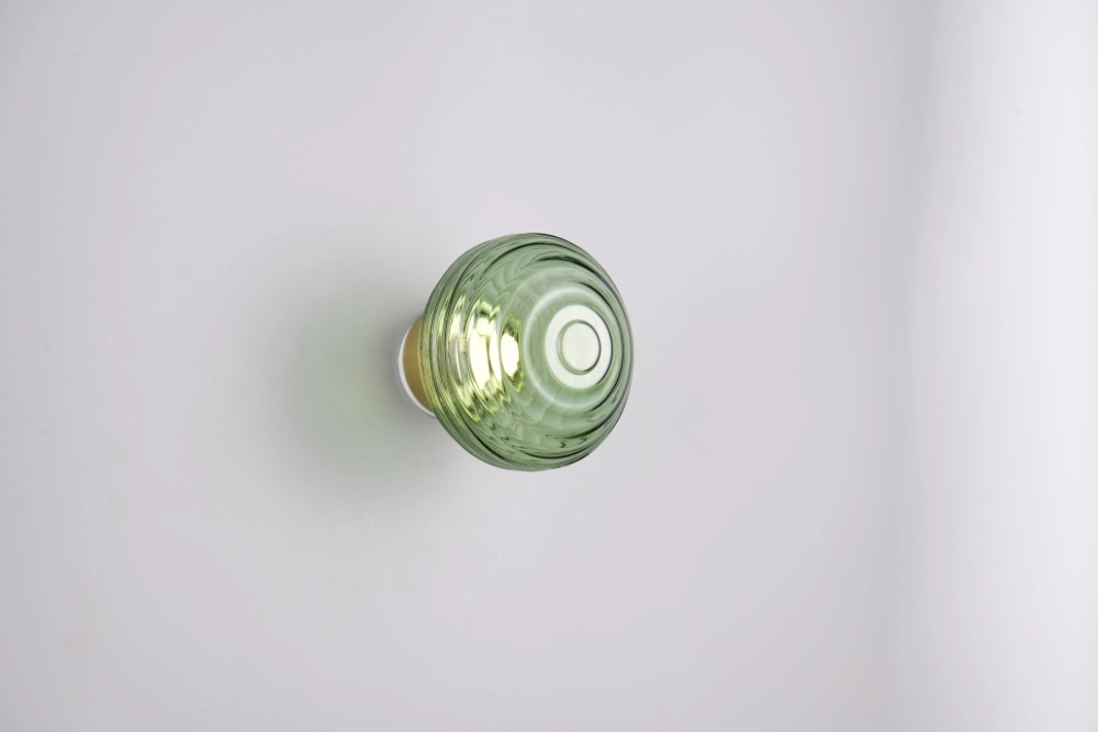 Wandlamp Earl groen glas oplaadbaar Trio 4017807643459