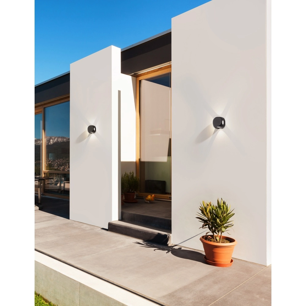 Unieke wandlamp Zari 4-lichts antraciet Lyora 5212017419194