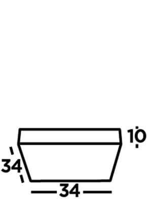 Plafondlamp Rhea 34cm metaalgrijs Searchlight 5053423189604