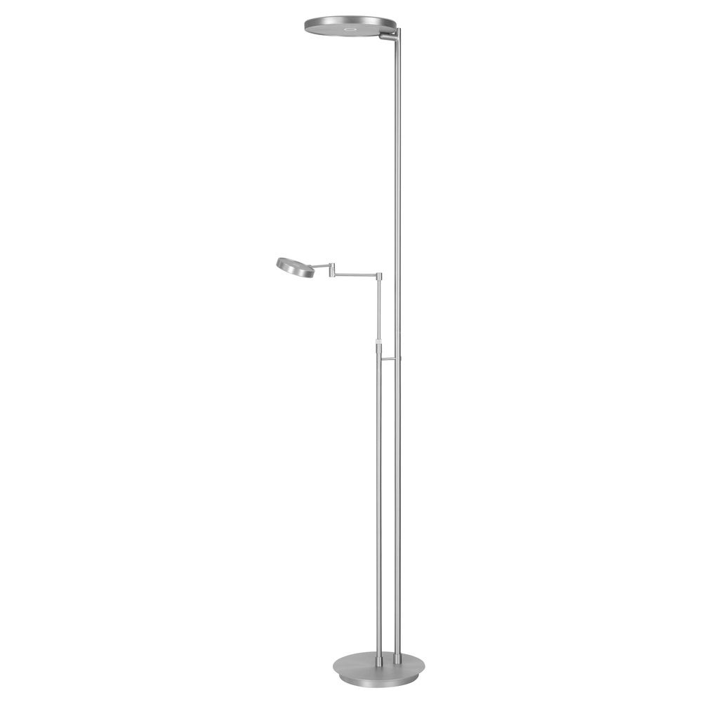 Vloerlamp Vienna nikkel Vloerlamp Vienna nikkel