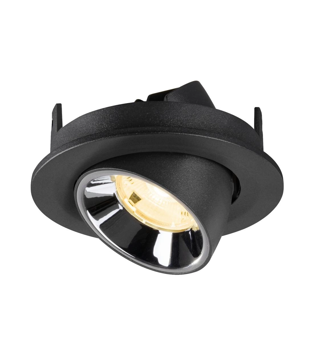 Inbouwspot Numinos Gimble S zwart/chroom 3000K - 20gr SLV 4024163313551