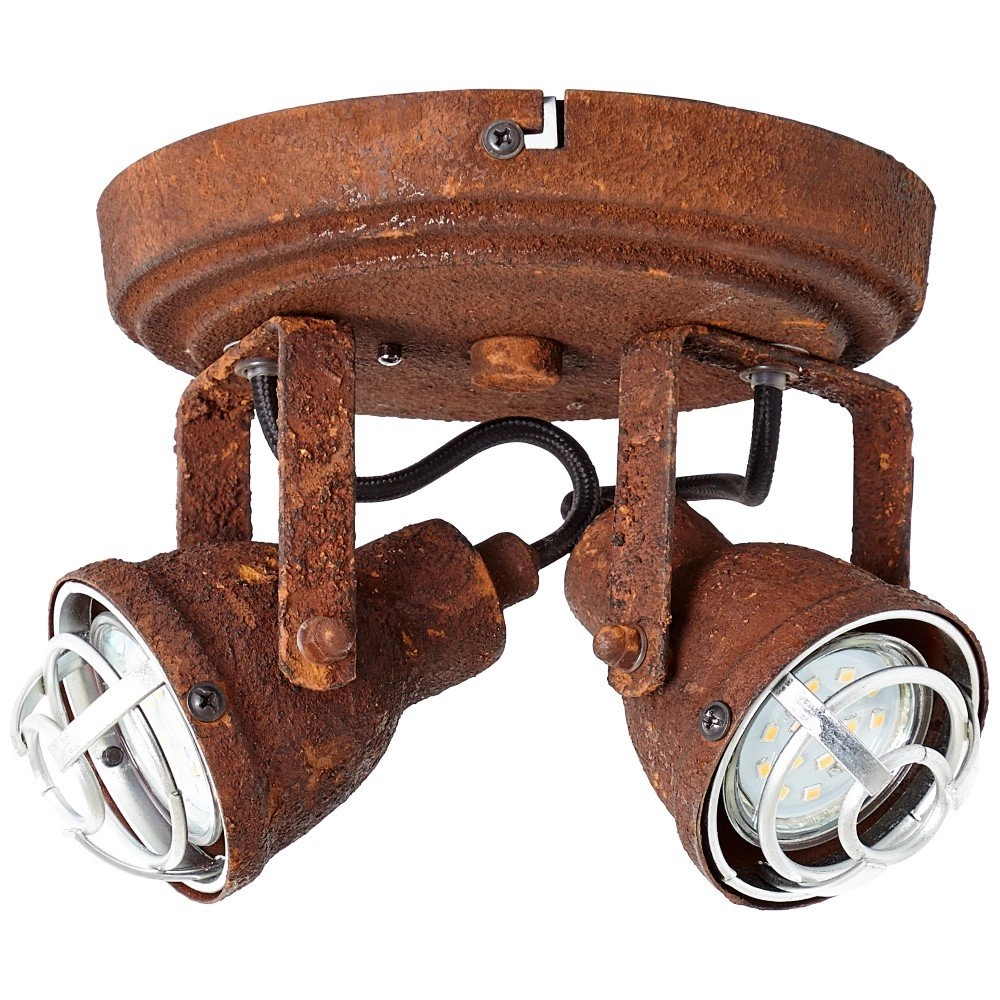 Industriƫle plafondspot Bente 2-lichts Brilliant 4004353296482