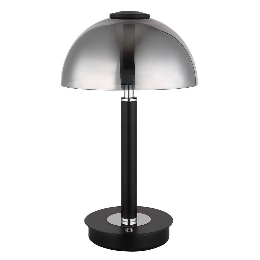 Tafellamp Uldin zwart met smoke glas Globo 9007371468720
